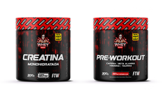 Combo 10 - 1 Pre-Work 300g + 1 Creatina 300g