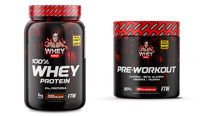 Combo 11 - 1 Whey Protein 1Kg + 1 Pre-Work 300g