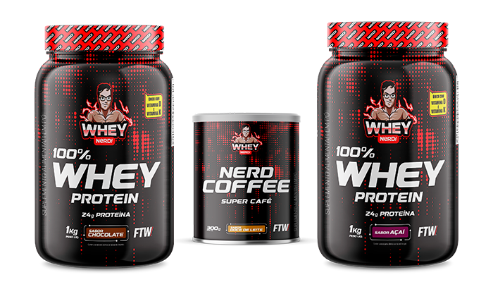 Combo 5 - 2 Whey 1kg + 1 Coffee 300g