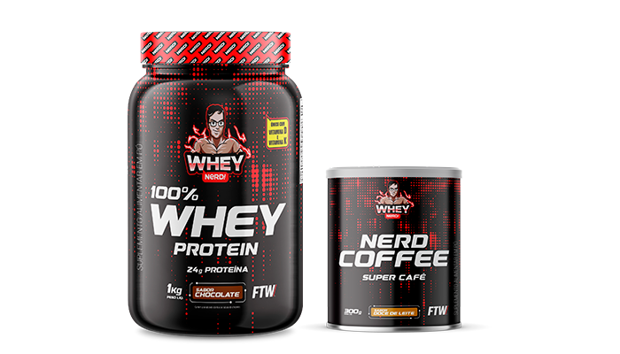 Combo 7 - 1 Whey 1kg + 1 Coffee 300g