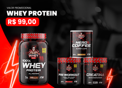 Combo Super Nerd 2 - Whey 1kg + Creatina 300g + Pre workout 300g + Coffee 300g